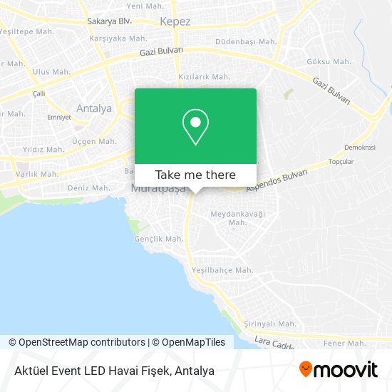 Aktüel Event LED Havai Fişek map