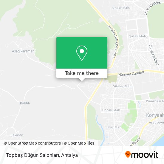 Topbaş Düğün Salonları map