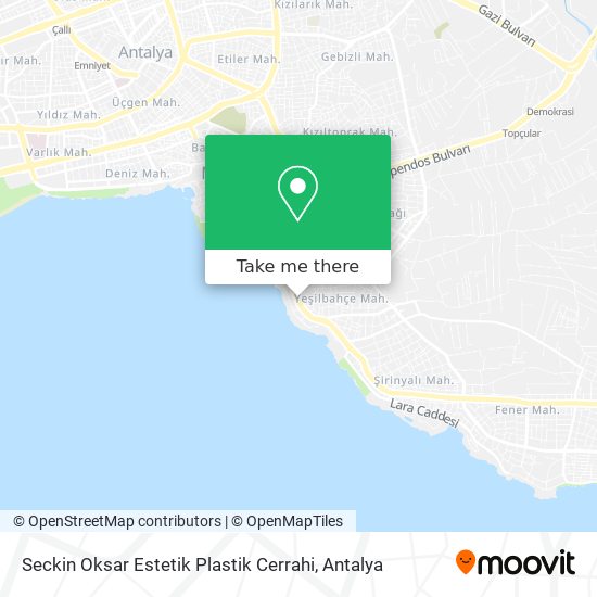 Seckin Oksar Estetik Plastik Cerrahi map