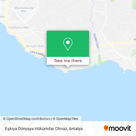 Eşkiya Dünyaya Hükümdar Olmaz map