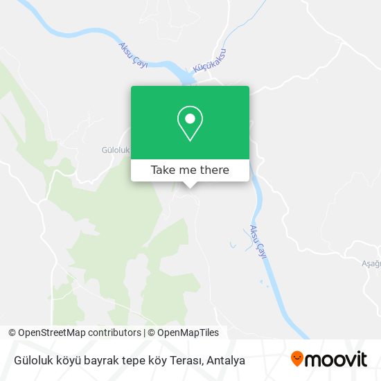 Güloluk köyü bayrak tepe köy Terası map