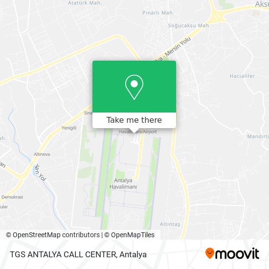 TGS ANTALYA CALL CENTER map