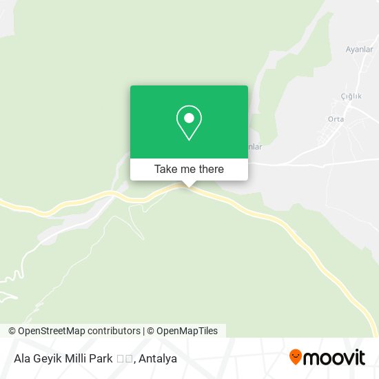 Ala Geyik Milli Park 🌿🐐 map