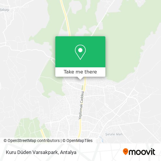 Kuru Düden Varsakpark map