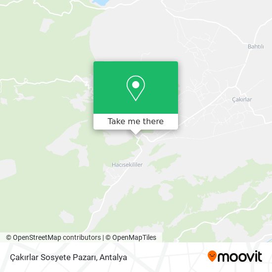 Çakırlar Sosyete Pazarı map