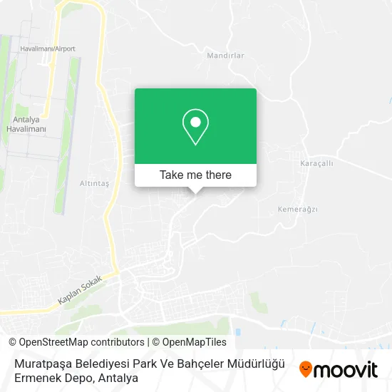 Muratpaşa Belediyesi Park Ve Bahçeler Müdürlüğü Ermenek Depo map