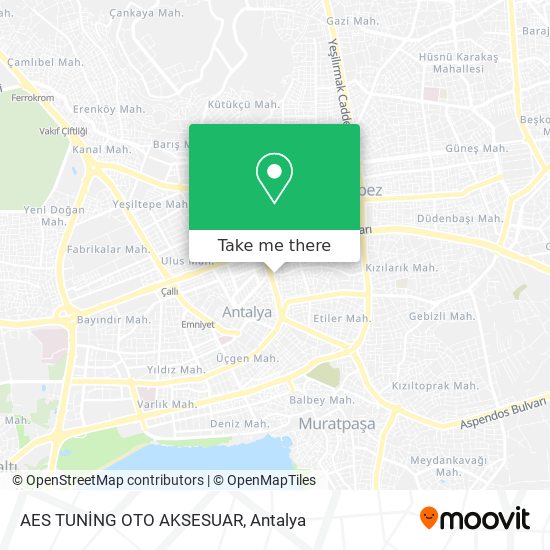 AES TUNİNG OTO AKSESUAR map