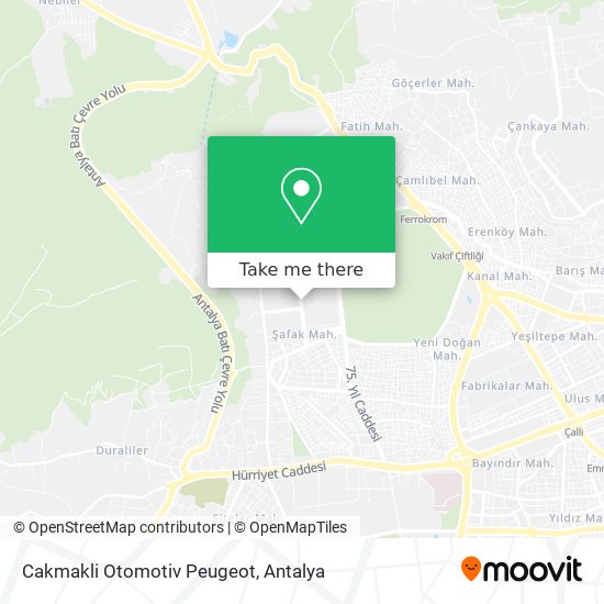 Cakmakli Otomotiv Peugeot map