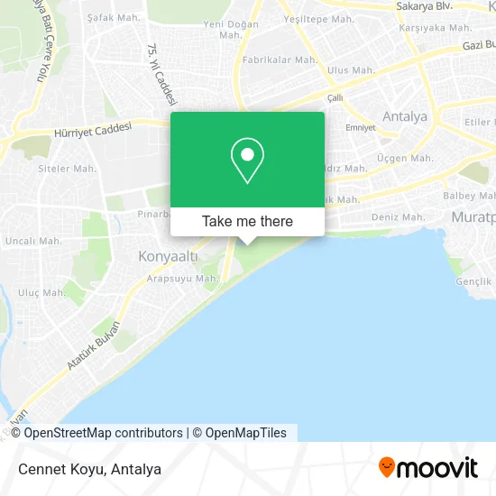 Cennet Koyu map