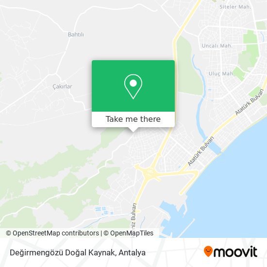 Değirmengözü Doğal Kaynak map