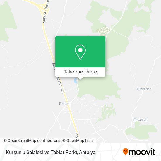 Kurşunlu Şelalesi ve Tabiat Parkı map