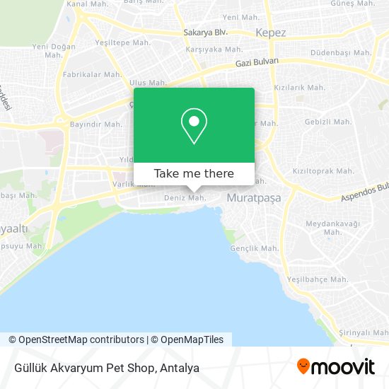 Güllük Akvaryum Pet Shop map