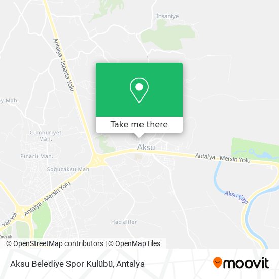 Aksu Belediye Spor Kulübü map