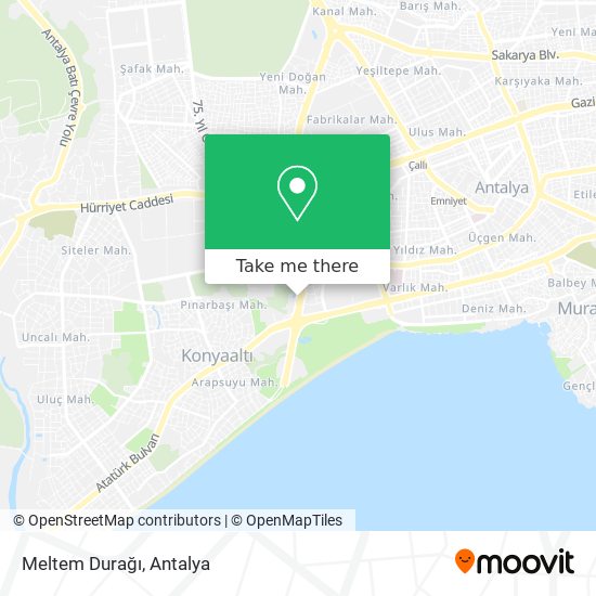 Meltem Durağı map