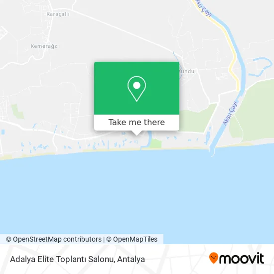 Adalya Elite Toplantı Salonu map