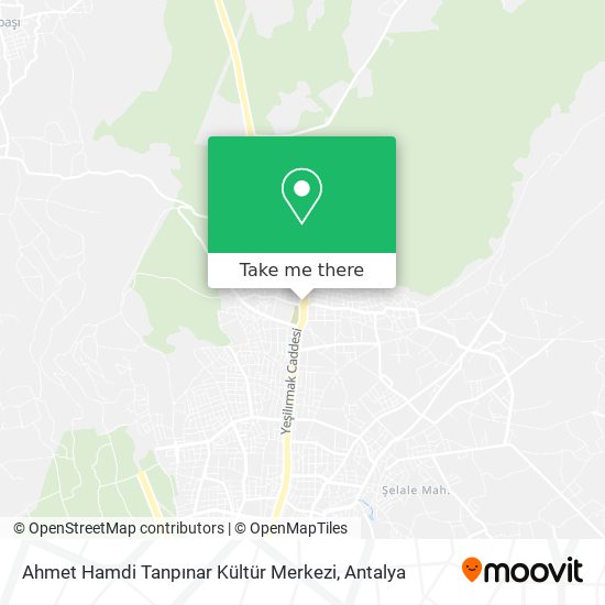 Ahmet Hamdi Tanpınar Kültür Merkezi map