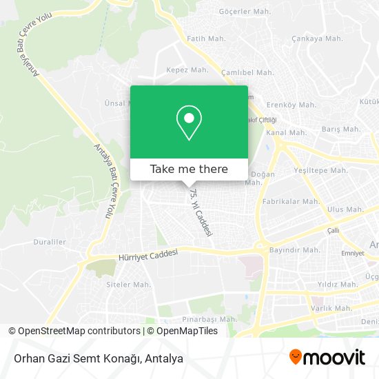 Orhan Gazi Semt Konağı map