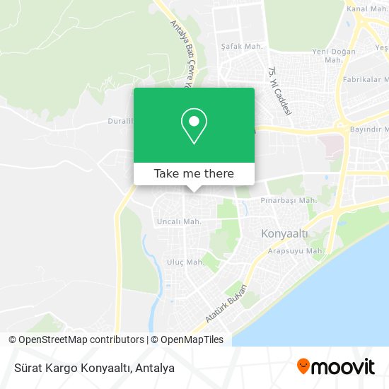 Sürat Kargo Konyaaltı map