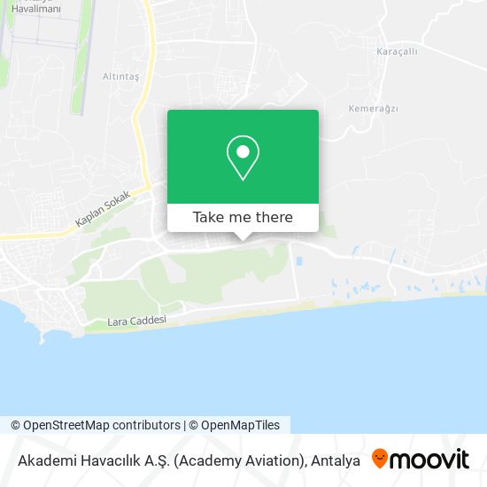 Akademi Havacılık A.Ş. (Academy Aviation) map