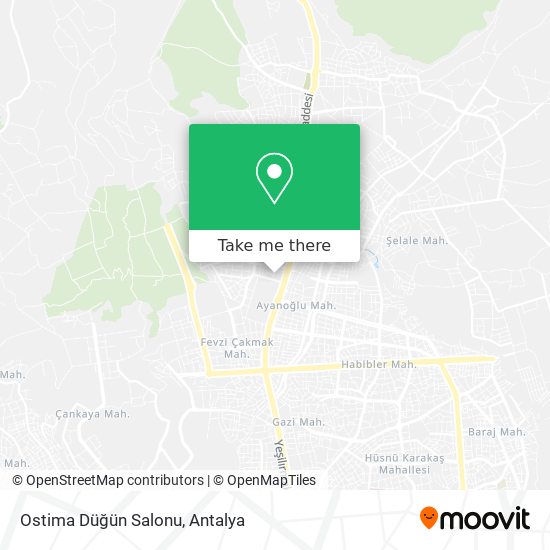Ostima Düğün Salonu map