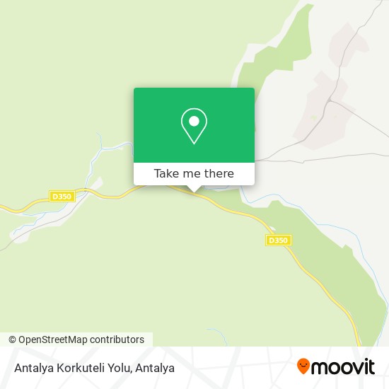 Antalya Korkuteli Yolu map