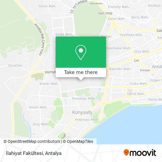 İlahiyat Fakültesi map