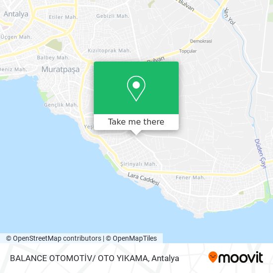 BALANCE OTOMOTİV/ OTO YIKAMA map