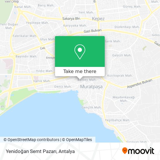 Yenidoğan Semt Pazarı map