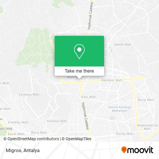 Migros map