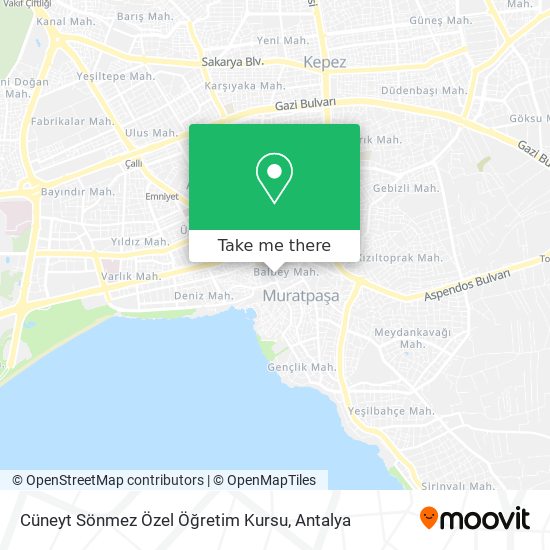 Cüneyt Sönmez Özel Öğretim Kursu map