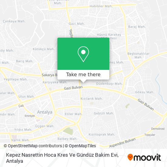 Kepez Nasrettin Hoca Kres Ve Gündüz Bakim Evi map