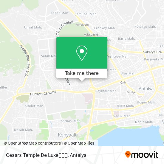 Cesars Temple De Luxe💗🌴🍹 map