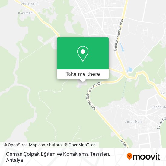 Osman Çolpak Eğitim ve Konaklama Tesisleri map