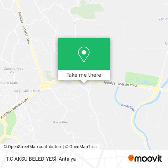 T.C AKSU BELEDİYESİ map
