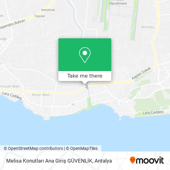 Melisa Konutları Ana Giriş GÜVENLİK map