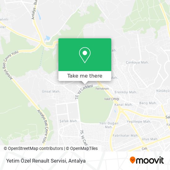 Yetim Özel Renault Servisi map