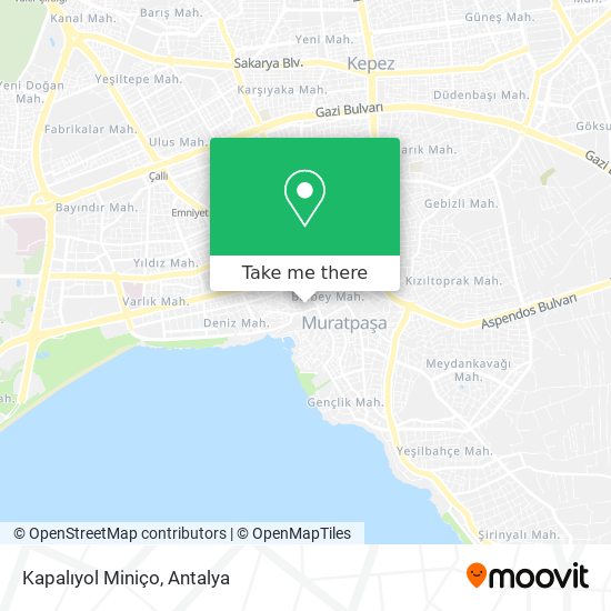Kapalıyol Miniço map