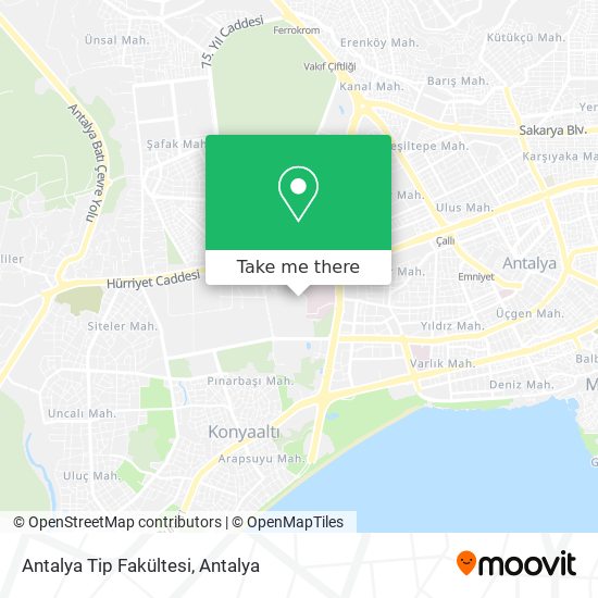 Antalya Tip Fakültesi map
