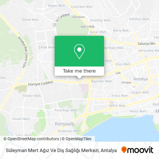 Süleyman Mert Ağız Ve Diş Sağlığı Merkezi map