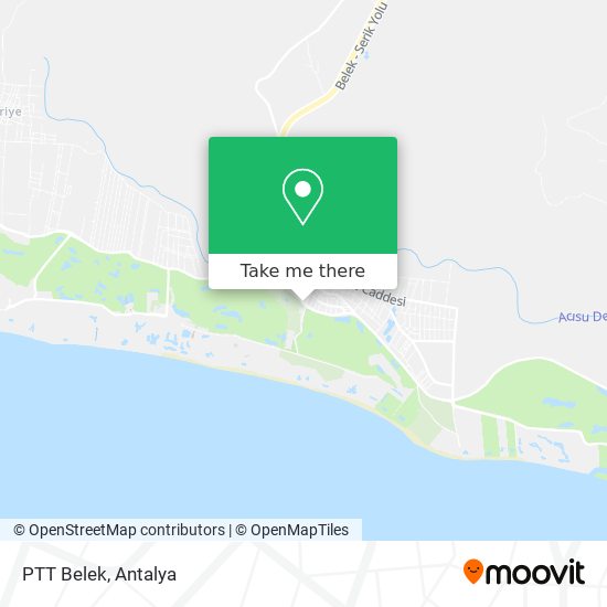 PTT Belek map