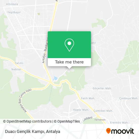 Duacı Gençlik Kampı map