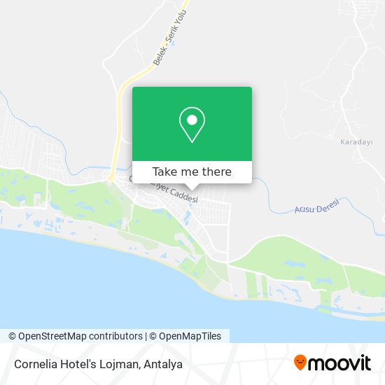 Cornelia Hotel's Lojman map