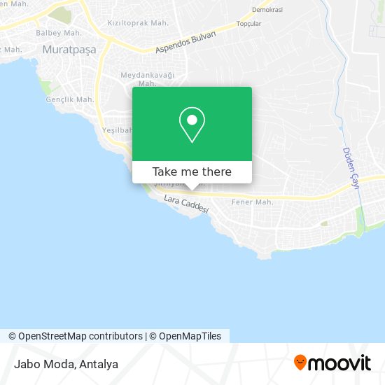 Jabo Moda map