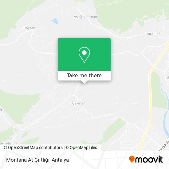 Montana At Çiftliği map