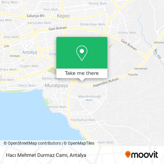 Hacı Mehmet Durmaz Cami map
