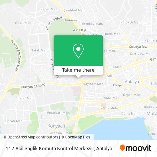 112 Acil Sağlik Komuta Kontrol Merkezi🚑 map