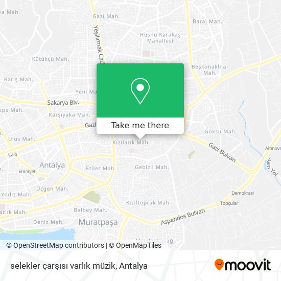 selekler çarşısı varlık müzik map