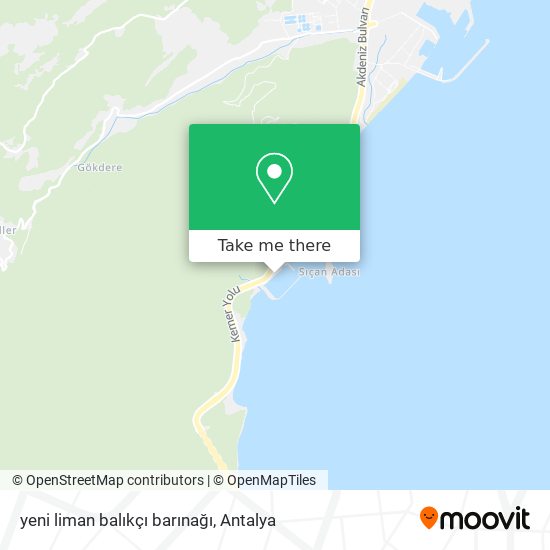 yeni liman  balıkçı barınağı map