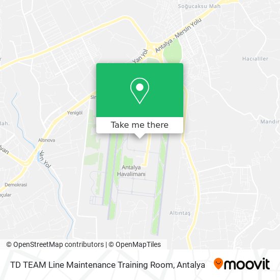 TD TEAM Line Maintenance Training Room map
