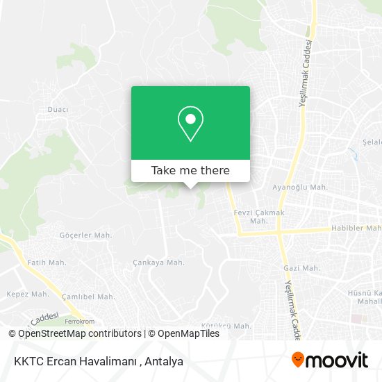 KKTC Ercan Havalimanı ️ map